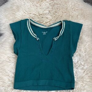 Urban Outfitters blue/green go for gold top